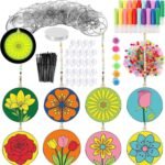 32 Flower Sun Catcher Kits | DIY Window Art Craft Sets for Kids & Adults - Image 2