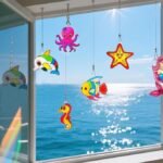 30 Ocean Animal Sun Catcher Kits | Under the Sea DIY Window Art Crafts - Image 2