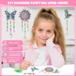 Diamond Painting Wind Chime Suncatcher Kit for Kids | Crystal Window Decor Craft - Image 4