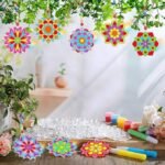 30 Summer Mandala Glow in the Dark Suncatcher Kits | DIY Stained Glass Window Art - Image 5