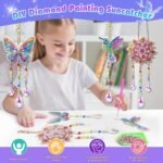 5PCS Diamond Painting Wind Chime Suncatcher Kit | Crystal Window Decor Craft - Image 4