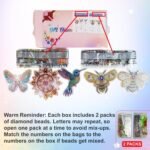 5PCS Diamond Painting Wind Chime Suncatcher Kit | Crystal Window Decor Craft - Image 6