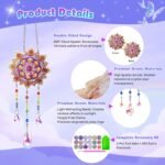 5PCS Diamond Painting Wind Chime Suncatcher Kit | Crystal Window Decor Craft - Image 7
