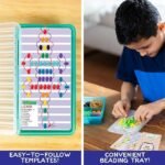 Bead Pet Craft Kit | DIY Keychain Making | Animal Bead Creations | Alphabet Beads Activity - Image 4