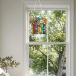 Book Hanging Diamond Art Suncatchers | Flower 5D Gem Art Window Decor Kit - Image 2