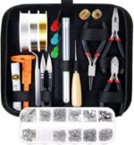 Jewelry Making Supplies Kit with Tools, Wires & Findings | Beading and Repair Set
