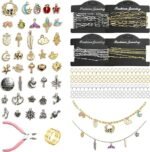 20FT Gold & Silver Necklace Chain Kit | DIY Bracelet Chains with Charms and Jewelry Findings