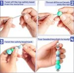 50PCS Blank Beadable Keychain Bars | Metal DIY Keychain Making Accessories - Image 5