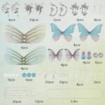 Butterfly Wing Earring Making Kit with Fairy Charms & Teardrop Beads | 10 Pairs DIY Set - Image 3