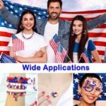 2290PCS Patriotic Heishi Beads Bracelet Kit | Red White Blue Jewelry Making Supplies - Image 6