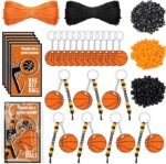 990PCS Basketball Keychain Making Kit | 30 Set Sports Bead DIY Key Chain Craft Kit