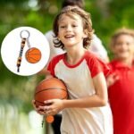 990PCS Basketball Keychain Making Kit | 30 Set Sports Bead DIY Key Chain Craft Kit - Image 4