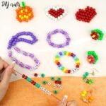 24 Color Pony Beads Friendship Bracelet Kit with Letter & Heart Beads for Jewelry Making