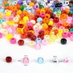 24 Color Pony Beads Friendship Bracelet Kit with Letter & Heart Beads for Jewelry Making - Image 4
