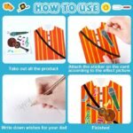 60 Pack Kids Father's Day Card Making Kits | DIY Shirt Greeting Cards Stickers - Image 5