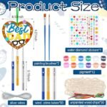 Father's Day Wind Chime Craft Kit | 30 Pack Wooden DIY Coloring Ornaments - Image 4