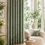 Forest Green Blackout Curtains | Custom Window Drapes | Heavy Luxury Panels | Living Room Curtains | Bedroom Window Decor - Image 8