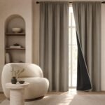 100% Blackout Curtain Panel | Modern Polyester Rod Pocket Drapes - Image 3