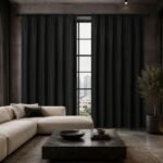 100% Blackout Curtain Panel | Modern Polyester Rod Pocket Drapes - Image 10
