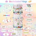 Friendship Bracelet Kit | Seed, Clay, Letter Beads & Charms for DIY Jewelry Making - Image 3