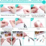 1660PCS Crystal Jewelry Making Kit with 28 Colors Beads | Ring Maker Set for Adults - Image 4