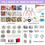 1960PCS Jewelry Making Kit with Beads, Wire & Findings | DIY Bracelet Necklace Earring Set - Image 2