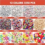4655PCS Jewelry Making Kit with 24 Color Threads & Letter Beads | DIY Bracelet Necklace Set - Image 3