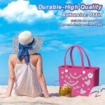 20PCS Pearl Butterfly Flower Bag Charms | Decorative Chain Accessories for Beach Tote Bags - Image 5