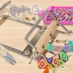 Adjustable Bead Loom Kit with Seed Beads | Jewelry Making Set with Needles & Tools - Image 4