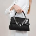 2PCS Vintage Punk Y2K Silver Bag Chain Charms for Handbags and Tote Bags - Image 4