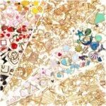 200PCS Assorted Metal Charms for Jewelry Making | Enamel DIY Necklace Bracelet Charms