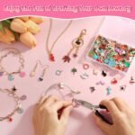 200PCS Assorted Metal Charms for Jewelry Making | Enamel DIY Necklace Bracelet Charms - Image 6