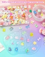 100PCS Kawaii Slime Charms | Assorted Resin Flatback Embellishments for Crafts - Image 4