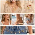 200PCS Gold Enamel Charms for Jewelry Making, Mixed Color Heart Pendants for Bracelets & Keychains - Image 5