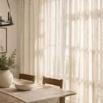 Bohemian Tassel Curtain | Geometric Boho Window Panel | Linen Look Living Room Curtain | Farmhouse Café Curtain Home Decor - Image 10