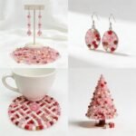 300g Pink Assorted Glass Beads Set | Cracked Spacer & Seed Beads for Jewelry Making - Image 5
