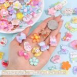 100PCS Resin Slime Charms: Flatback Kawaii Decoden Embellishments for DIY Crafts - Image 2