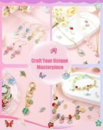 216PCS Enamel Charms for Jewelry Making | Gold & Silver Pendants with Jump Rings - Image 4