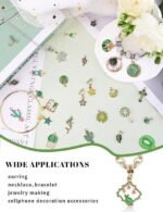 31PCS Assorted Gold Plated Enamel Charm Pendants | DIY Jewelry Making for Earrings, Necklace & Bracelets - Image 4