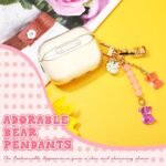 Lip Gloss Holder Keychain Charms | Lipstick Purse Bag Decor Set - Image 2