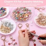 Lip Gloss Keychain Making Kit | 192 Enamel Charms, DIY Jewelry Craft Supplies - Image 5