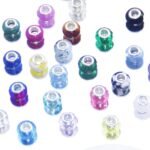 100PCS Large Hole European Beads | Mixed Lampwork Spacer Beads for Jewelry Making - Image 7