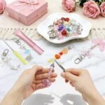 16PCS Lip Gloss Charms Keychain Kit | DIY Crafts, Purse Accessories, Teen Girls Bag Charms - Image 2