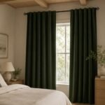 Swan Velvet Italian Fabric Curtain, Blackout Velvet Curtain Panels for living room, Custom Drapery for Bedroom, Kids Blackout Curtains - Image 10