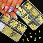 2 Boxes Summer Nail Charms with Seashell Starfish Seahorse Metal Pearls Marine Theme - Image 3