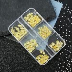 2 Boxes Summer Nail Charms with Seashell Starfish Seahorse Metal Pearls Marine Theme - Image 5