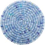 Sky Blue Large Hole Spacer Beads | European Craft Beads for Jewelry Making