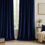 Royal Blue Velvet Curtains | Custom Blackout Drapes | Luxury Window Panels | Living Room Curtain | Bedroom Decor - Image 2