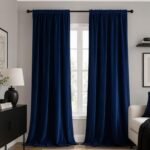 Royal Blue Velvet Curtains | Custom Blackout Drapes | Luxury Window Panels | Living Room Curtain | Bedroom Decor - Image 5