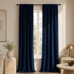 Royal Blue Velvet Curtains | Custom Blackout Drapes | Luxury Window Panels | Living Room Curtain | Bedroom Decor - Image 4
